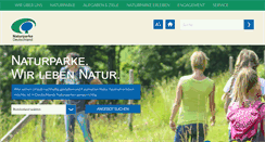 Desktop Screenshot of naturparke.de